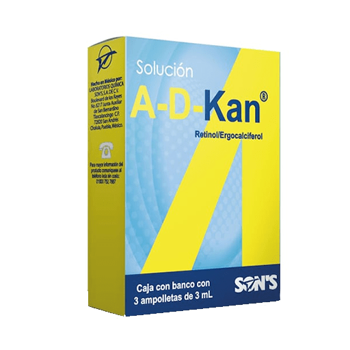 A-D-Kan (Retinol + Vitamina D)